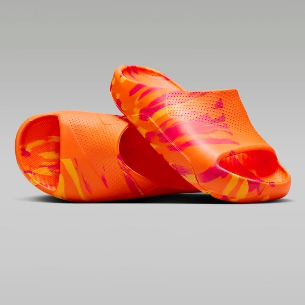 Jordan Post Slides- Orange Blaze/Red/Orange Peel